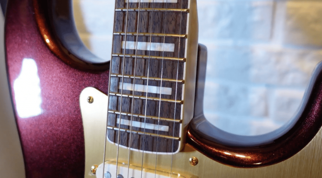 neck and fretboard